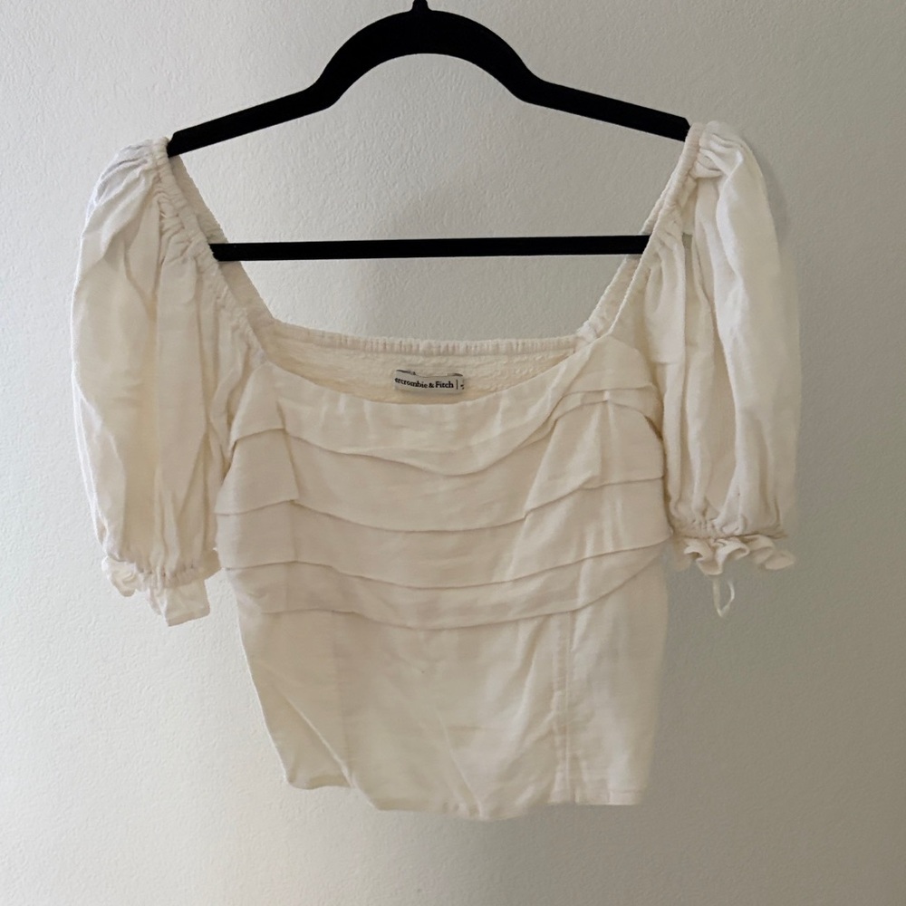 Abercrombie & Fitch Cream Blouse